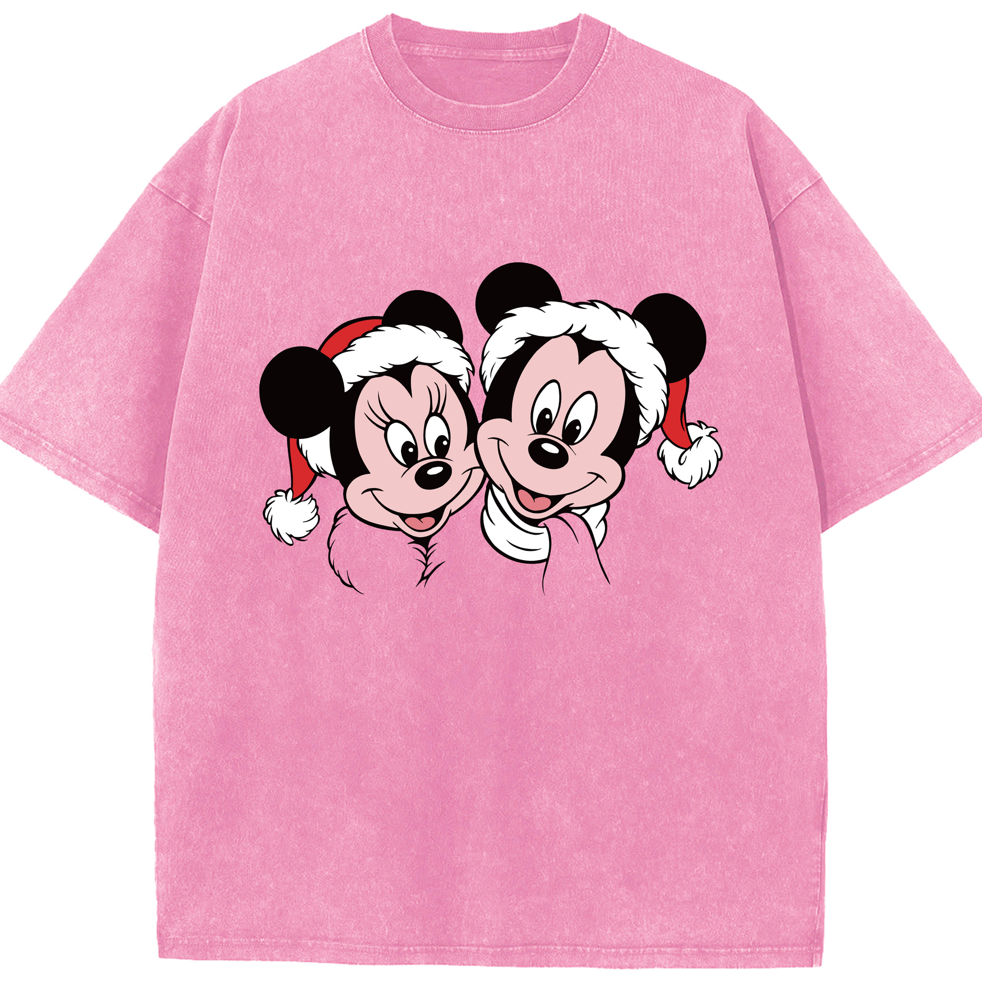 （画像用） ミッキーマウス Mickey Mouse 綿100% ヴィンテージ風 半袖Tシャツ（フロントプリント）